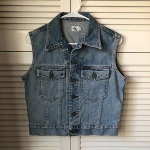 VINTAGE CK Calvin Klein Jeans Denim Vest